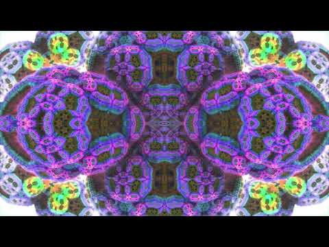Psychedelic Fractal Therapy - Deep Neural Relaxation - 432hz - [4K]