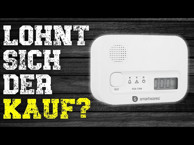 Vídeo relacionado con Smartwares Detector de monóxido de Carbono - Sensor de 10 años - con Pantalla y botón de Prueba - FGA-13041