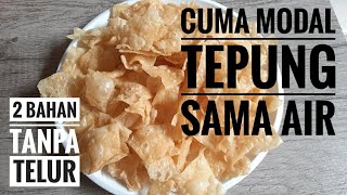 Download lagu Cara Membuat Kerupuk Pangsit Renyah, 2 Bahan Saja Tanpa Telur mp3