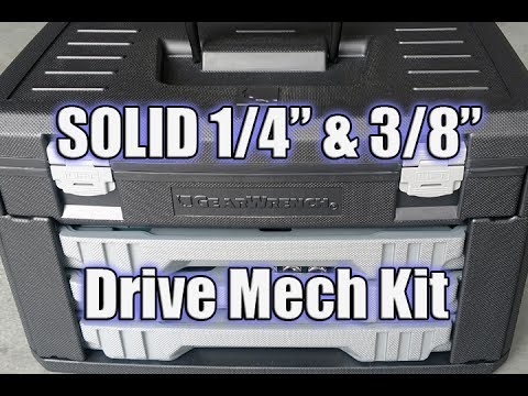 GEARWRENCH 232 Pc. Mechanics Tool Set in 3 Drawer Storage Box 80944