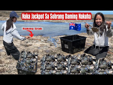After Low Tide Nag Raking Crab Ako Dito Sa Australia| Grabi Naglabasan Sila Jackpot😲