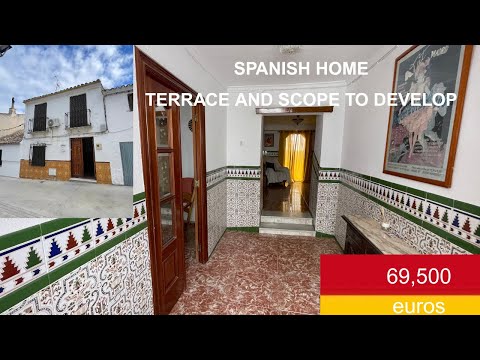 Spanish Property for Sale | One of the few left in very popular village | 69,950 euros | Terrace