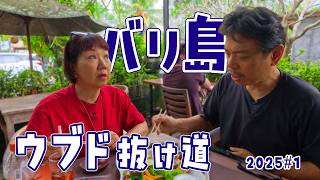 【バリ島 ウブド】抜け道爆走で渋滞回避 山の中で海の幸を堪能 誰も行かない裏道散歩 S3#13