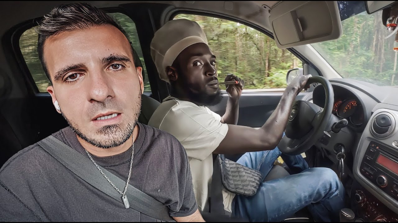 Negrul asta se droghează la volan! Am fugit din țara unde africanii se cred francezi! 🇬🇫