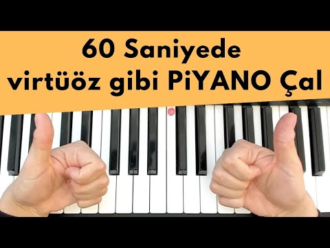 Play the piano like a virtuoso in 60 seconds