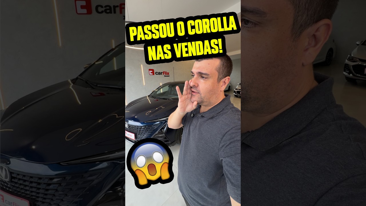 O CARRO CHINÊS que ATROPELOU O COROLLA! #shorts