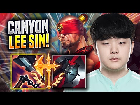 CANYON DESTROYING WITH LEE SIN! - DK Canyon Plays Lee Sin JUNGLE vs Gragas! | Season 2023