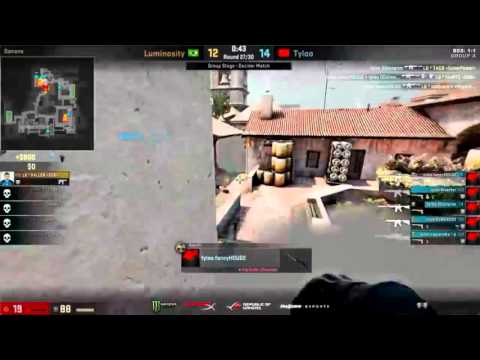 cs:go Tyloo fancy and DD hold b vs LG at DreamHack Masters Malmö 2016