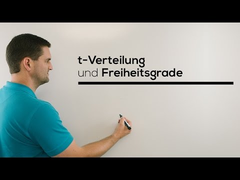 t-distribution and degrees of freedom, Math by Daniel Jung
