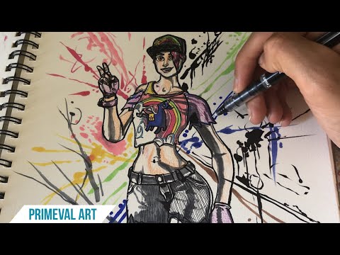 How To Draw Beach Bomber Fortnite-Hyper Speed