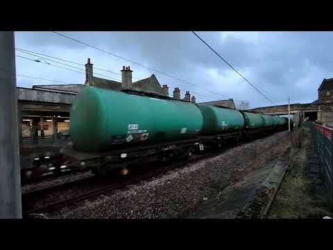 WCR Freight Move 37685+37668 6B37 Carnforth & Hest Bank 15/11/2022