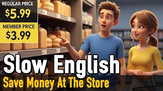 Smart Shopping At The Supermarket | Easy Daily English For Beginners | Daily English Conversation