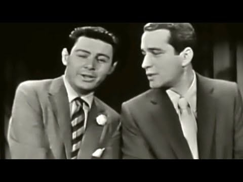 Eddie Fisher and Perry Como Duet  "Maybe"  1956 [HD Widescreen with Remastered TV Mono]