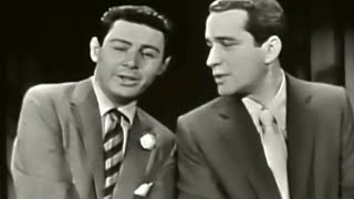 Eddie Fisher and Perry Como Duet  &quot;Maybe&quot;  1956 [HD Widescreen with Remastered TV Mono]