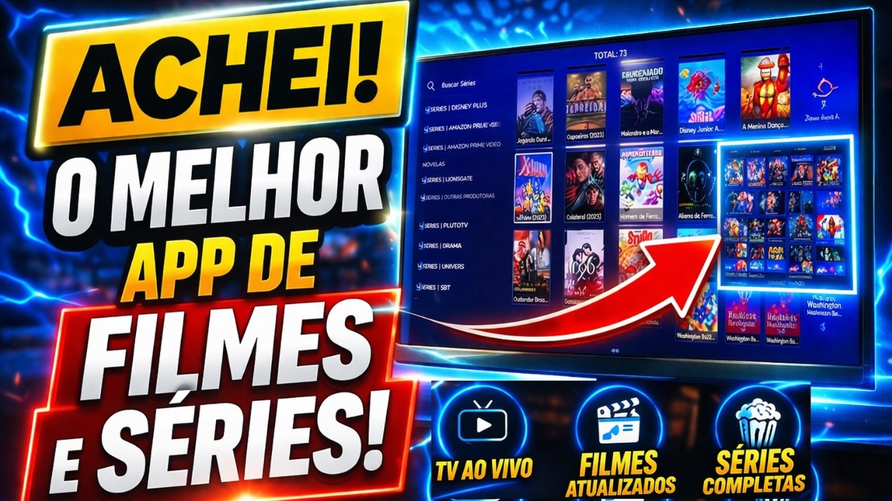 (REVELADO!) ESSE É O MELHOR APP DE FILMES E SERIES + TV AO VIVO - APP COMPLETO DE FILMES E SERIES