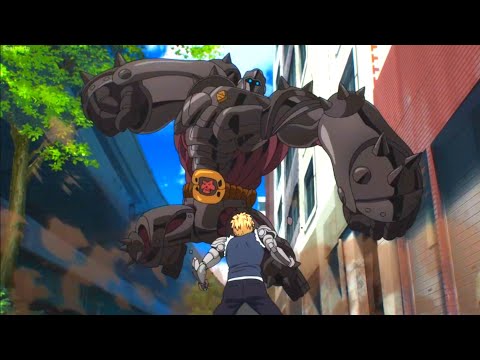GENOS VS CYBORG GORILLA || ONE PUNCH MAN