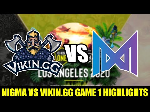VIKIN.GG VS NIGMA (Game 1) Highlights Los Angeles Major EU Qualifier ESL ONE Dota 2