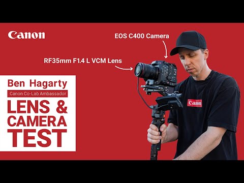 Canon EOS C400 com lente RF 35mm f/1.4L VCM