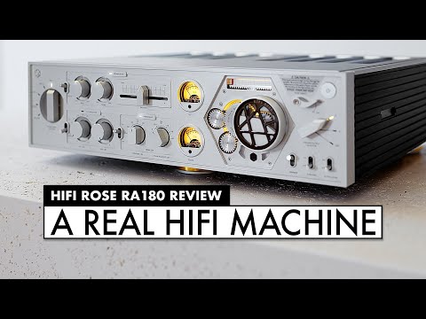 The Hi-Fi Rose Ra 180 Integrated Amplifier: A Stunning Combination of Vintage Design and Modern Sound