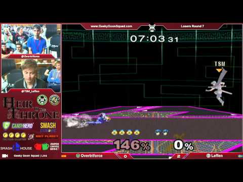 Heir2 - GGs | Overtriforce (Sheik) Vs. TSM | Leffen (Yoshi) - Losers Round 7 - Melee