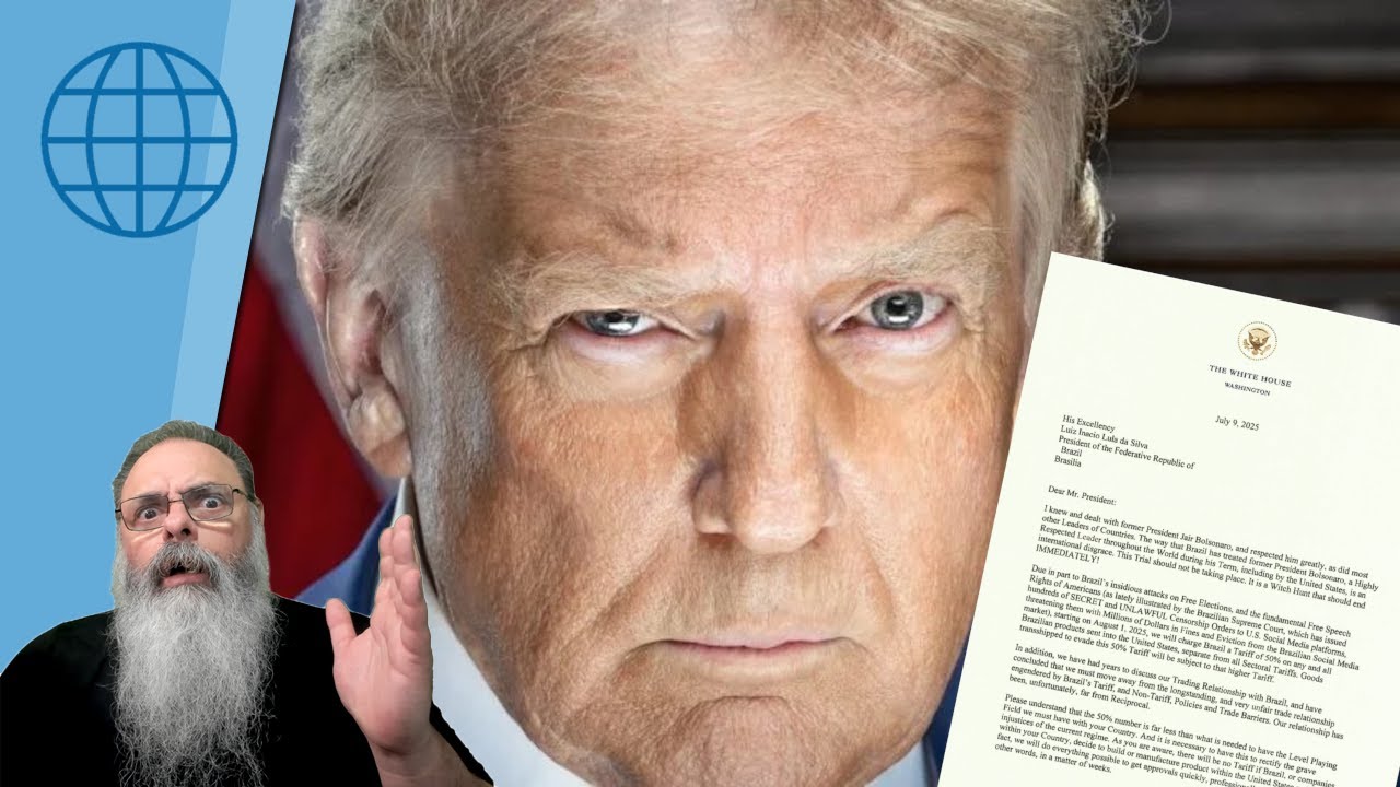 ESTADOS UNIDOS coloca TARIFAS de 50% no BRASIL e INICIA INVESTIGAÇÃO FORMAL: SOMOS INIMIGOS AGORA