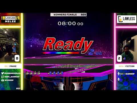 LAWLESS MELEE 17 Winners Finals - Franz vs Fiction (Falco)