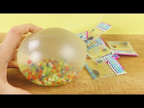 10 PACKUNGEN Wasserperlen Experiment?! Was passiert mit den Orbeezperlen über Nacht?