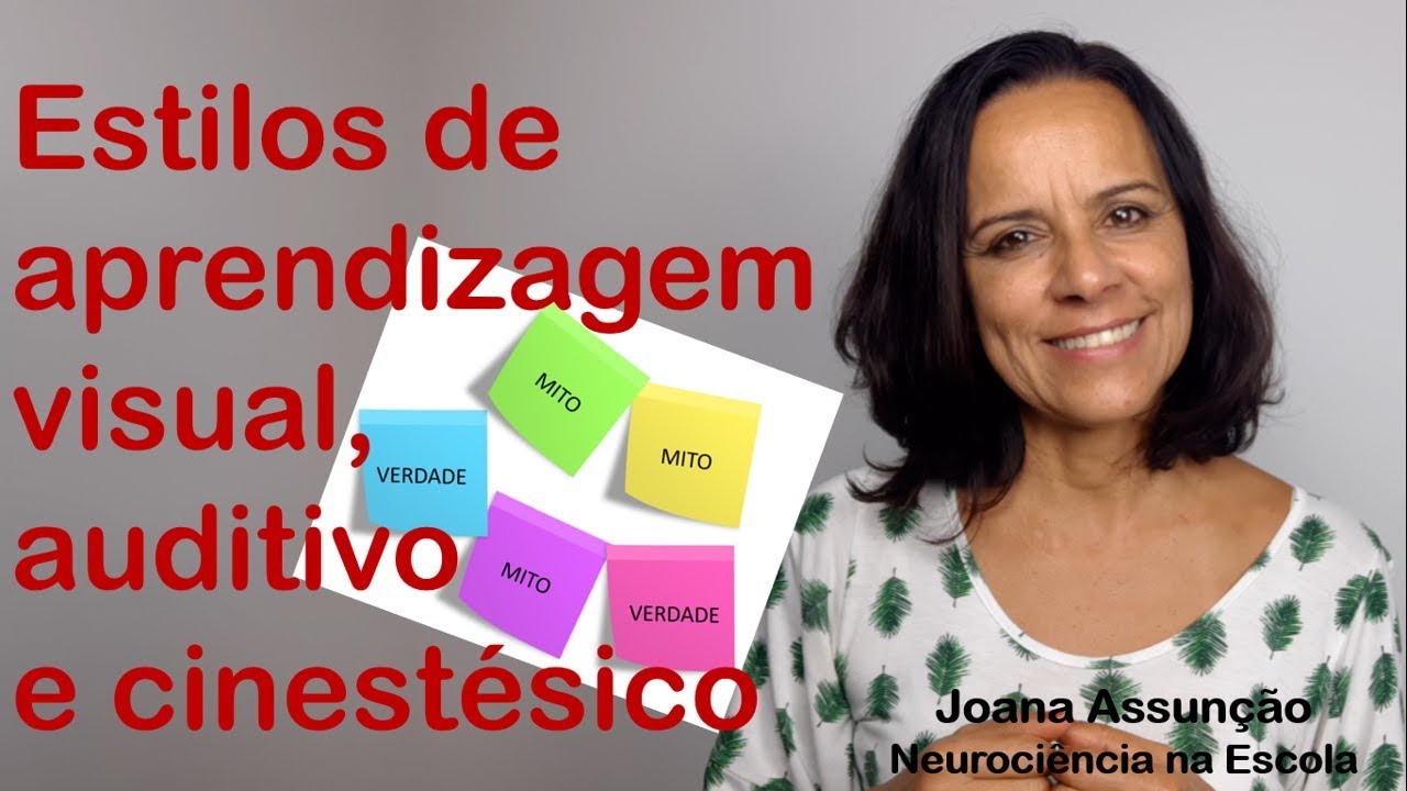 ESTILOS DE APRENDIZAGEM VISUAL, AUDITIVO E CINESTÉSICO