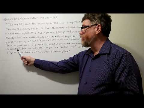 Tutor Nick P Quotes (19) Martn Luther King Junior - The Quality Not the Longevity of ...