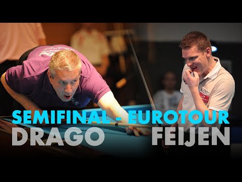 Tony DRAGO vs Niels FEIJEN | Semifinal   EUROTOUR | commentary by Ralph Eckert and Mike SIEGEL