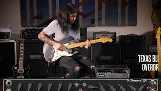 Video thumbnail for Fillmore 25 SRV/Texas Blues Style by Mesa Boogie Hollywood