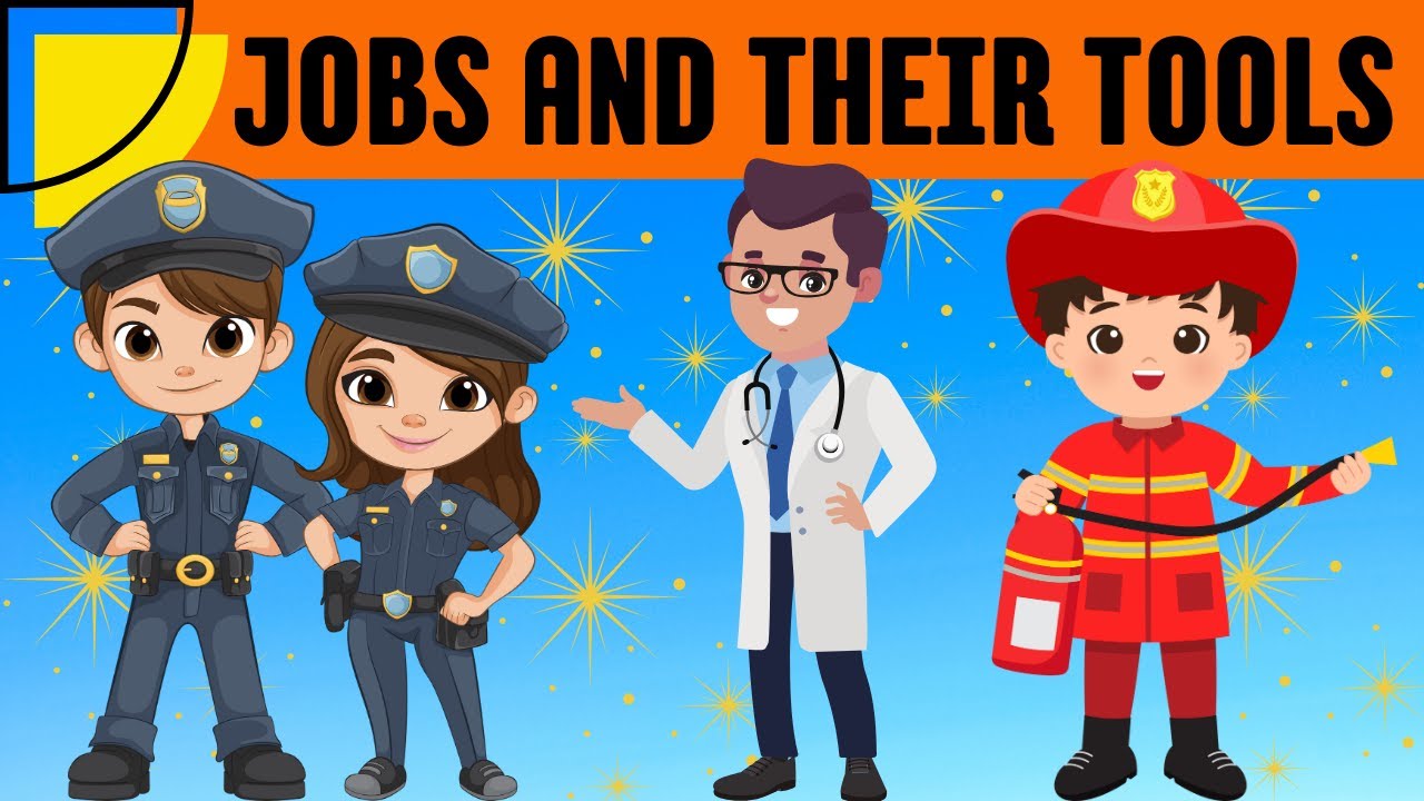 Jobs and Tools: Doctor, Firefighter, Chef, Police Officer, and Scientist! || Occupation | Kids