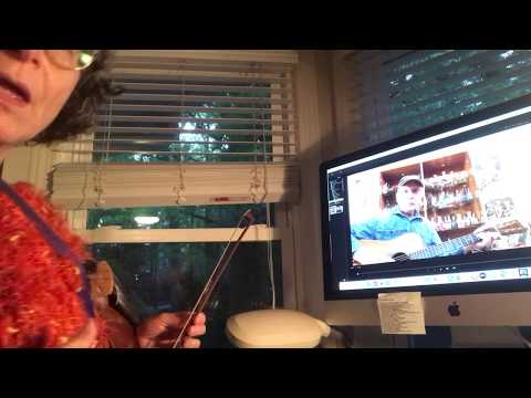 Miss Moonshine fiddles Blue Devil Rag with Rich Levine in Seattle