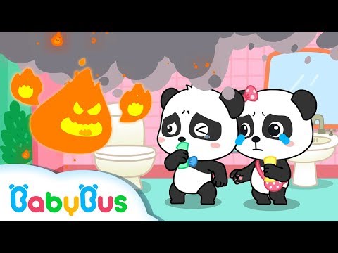 Help! Baby Panda's House is on Fire | Fireman Pretend Play | Kids Safety Tips at Home | BabyBus