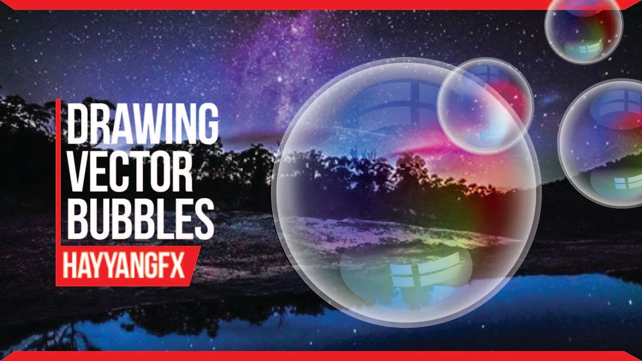 Illustrator Tutorials | Drawing Vector Bubbles