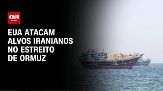 Vídeo: EUA x Irã: Estados Unidos atacam alvos iranianos no Estreito de Ormuz | HORA H