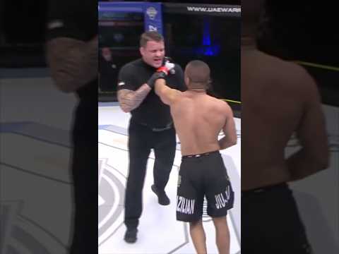 He attacked 😳 Referee Marc Goddard ​⁠at @UAEWarriors – ​⁠@Mmatvlive