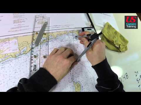 Captain License Chart Navigation – Estimated Time of Arrival Practice Problem 1
