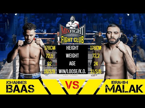 Johannes Baas Vs. Ibrahim Malak - TOURNAMENT SEMIFINAL | MFC K1 Full Fight | December 2021