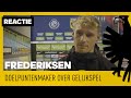 REACTIE | Doelpuntenmaker Frederiksen over gelijkspel tegen Fortuna Sittard