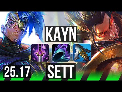 KAYN vs SETT (JGL) | 7/2/14, Dominating | EUW Master | 25.17