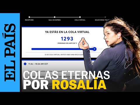 Los fans de Rosalía tras el primer concierto de la gira Lux: \
