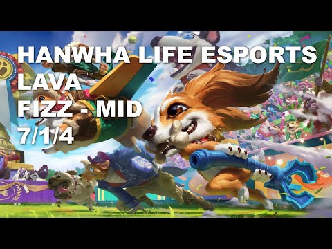 Hanwha Life Esports Lava Mid Fizz vs Syndra - KR Grandmaster Patch 10.9