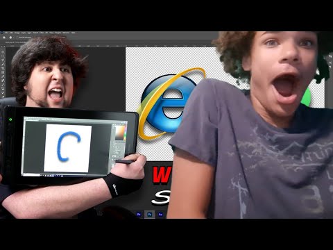 Wolfe reacts to Jon tron Simplifying corporate logos