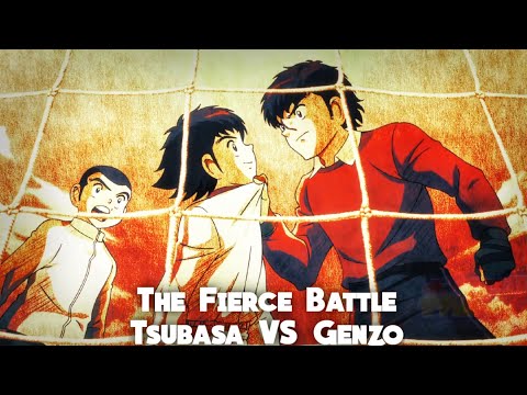 The Fierce Battle Part-1 || Tsubasa Vs Genzo || Captain Tsubasa