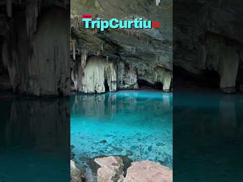 Gruta da lagoa azul, Nobres - MT #cachoeirasdobrasil #brasil #trilhas #viajar #paraiso #lagoazul