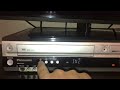 Demonstration On My Panasonic VCR DVD Combo On My Muppet Movie 1999 VHS Version 1
