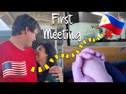 First Time Meeting😍 || Filipina and American Couple