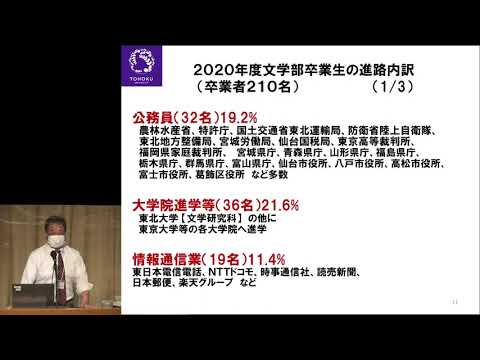 令和3年度 東北大学 入試説明会 「文学部」講演動画