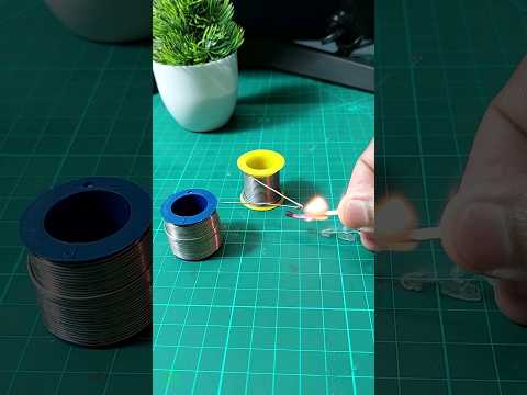 Solder Without Soldering Iron #soldering #shorts #viral